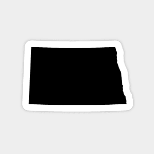 North Dakota Black Sticker